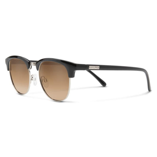 Suncloud - Step Out - Black; Polarized Brown Gradient