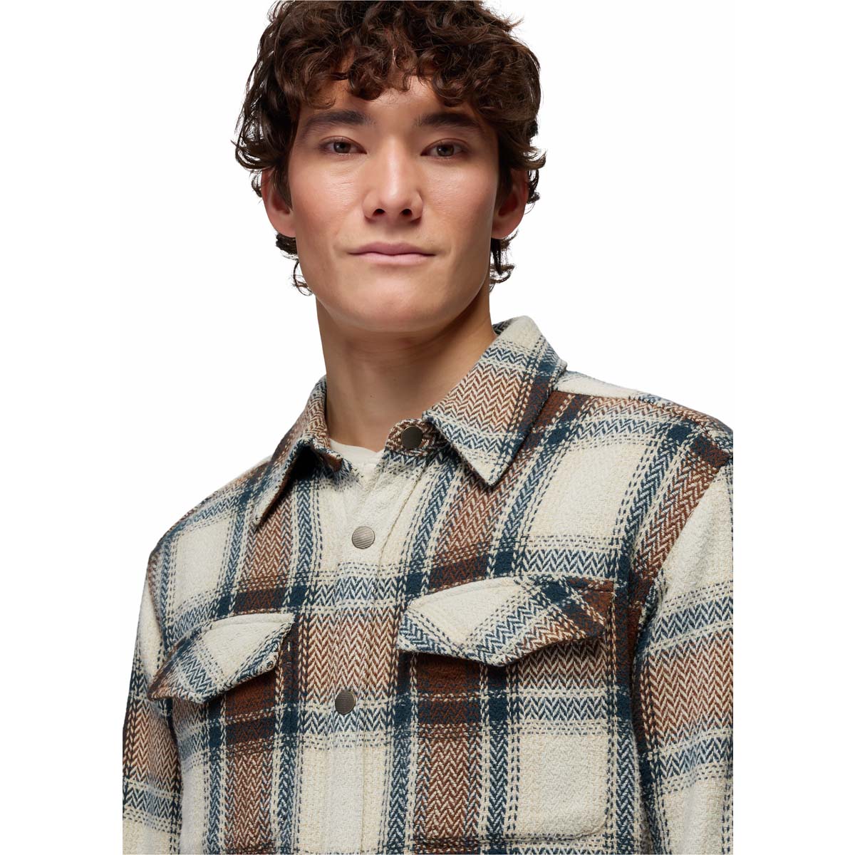 Prana - Happy Camp Flannel - Stone