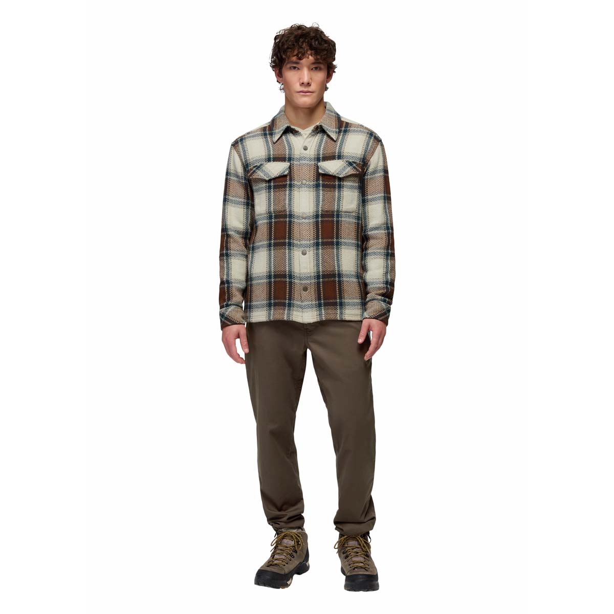 Prana - Happy Camp Flannel - Stone