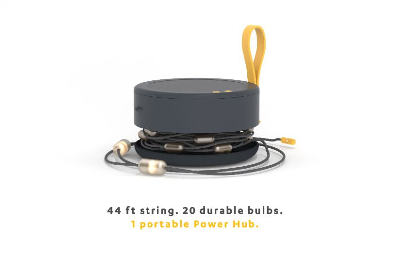MPowered - Luci Portable Solar String Lights + Power Hub