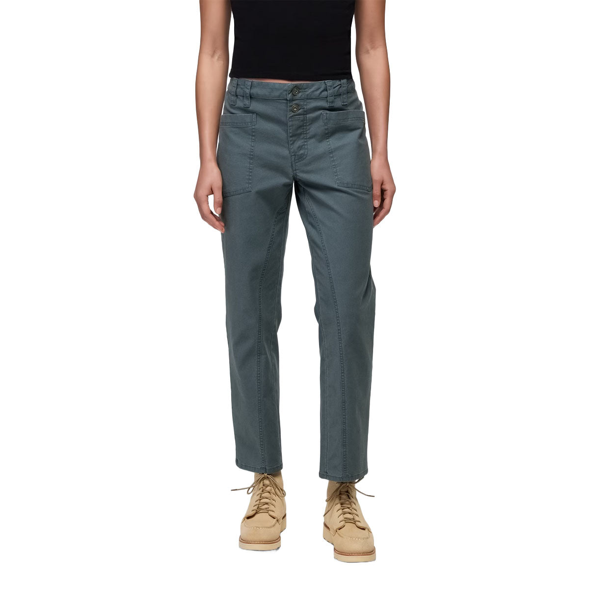 Prana - Suton Mid Rise Pant - Grey Blue