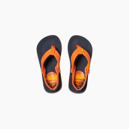 Reef - Little Ahi Boys - Nvy Palms Stripe