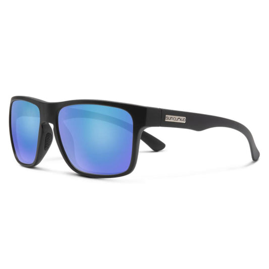 Suncloud - Rambler - Matte Black; Blue Mirror