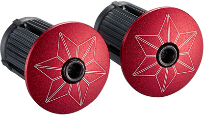 Vittoria - Bling Tape with Plugs - Red/Ano Red