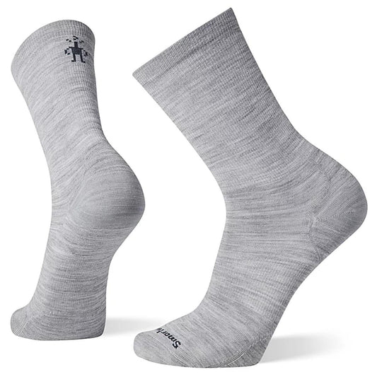 Smartwool - Everyday Anchor Line Crew Socks - Unisex - Light Gray