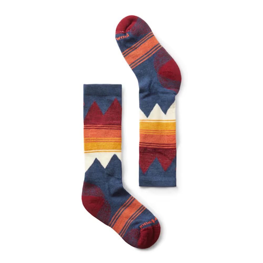 Smartwool - Ski Light Cushion OTC Socks - Kids' - Alpine Blue
