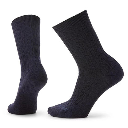 Smartwool - Everyday Cable Crew Socks - Deep Navy Heather