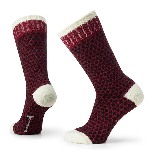 Smartwool - Everyday Cozy Popcorn Polka Dot Crew Socks - Women's - Black