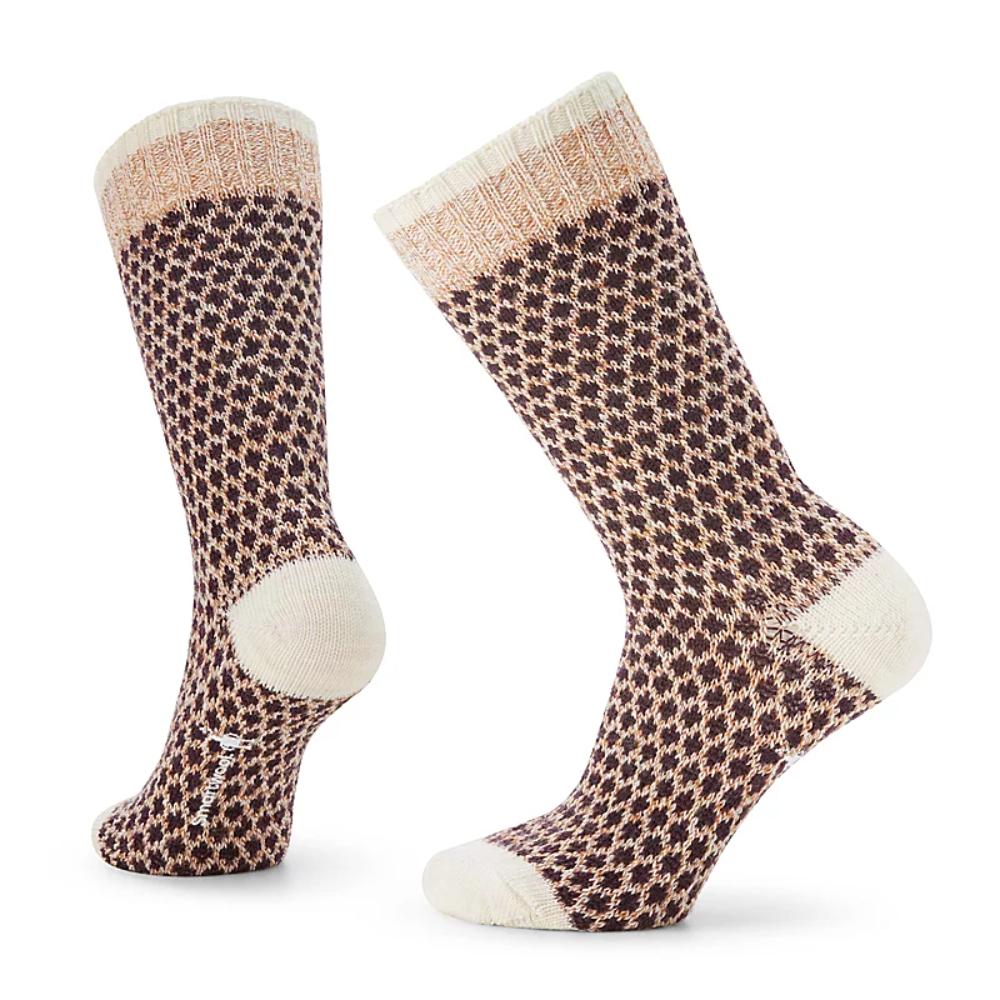 Smartwool - Everyday Popcorn Snowflake Pattern Crew Socks - Unisex - Moonbeam
