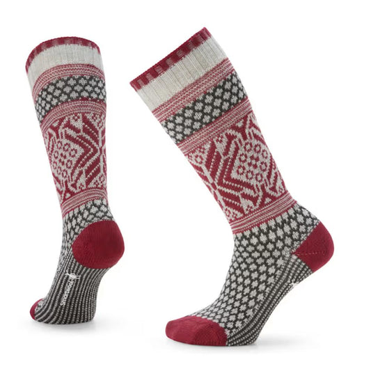 Smartwool - Everyday Popcorn Snowflake Pattern Crew Socks - Unisex - Ash