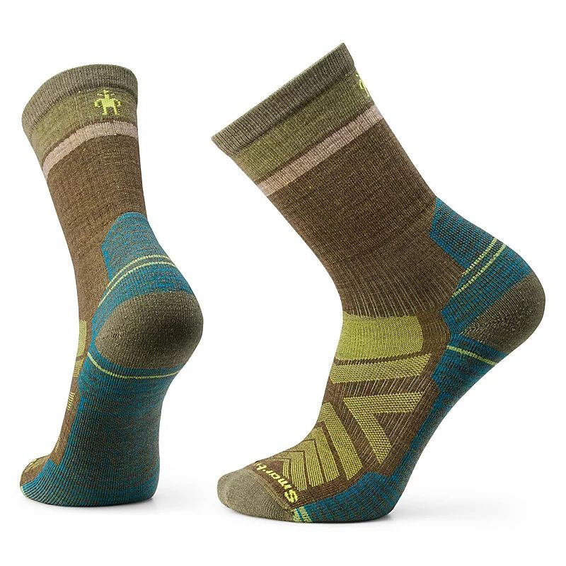 Smartwool - Hike Light Cushion Winding Trail Crew Socks - Men's - Taupe-Natural Marl