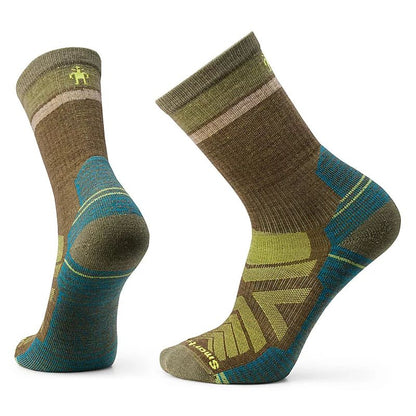 Smartwool - Hike Light Cushion Winding Trail Crew Socks - Men's - Taupe-Natural Marl