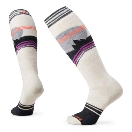 Smartwool - Snowboard Full Cushion Moon Energy Over The Calf Socks - Women's - Moonbeam
