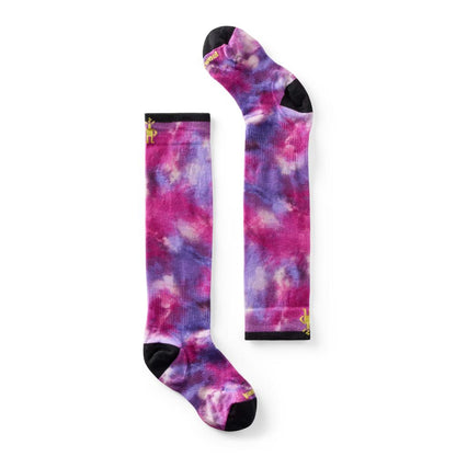 Smartwool - Ski Zero Cushion Tie Dye Print OTC Socks - Junior