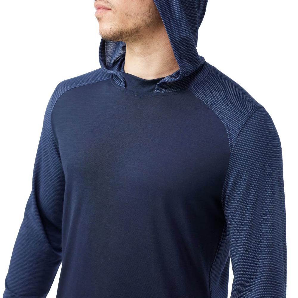 Smartwool - Active Mesh Hoodie - Men's - Nightfall Blue-Deep Navy