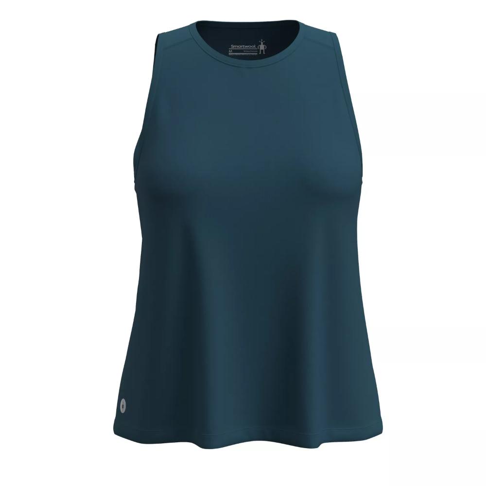 Smartwool - Active Ultralite High Neck Tank - Women's - Twilight Blue