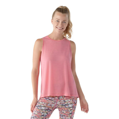 Smartwool - Active Ultralite High Neck Tank - Women's - Guava Pink
