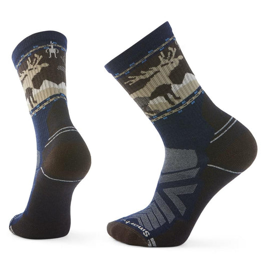 Smartwool - Hike Low Cushion Mountain Moose Crew - Deep Navy