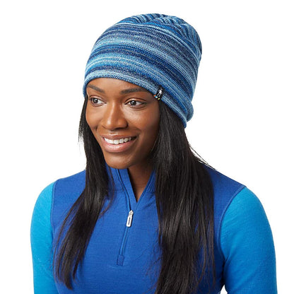 Smartwool - Boundary Line Reversible Beanie - Unisex - Black