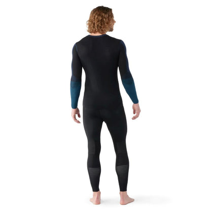 Smartwool - Intraknit Thermal Merino Base Layer Colorblock Crew - Men's - Deep Navy-Twilight Blue