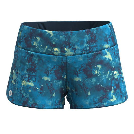 Smartwool - Merino Sport Lined Short - Women's - Twilight Blue Watercolor