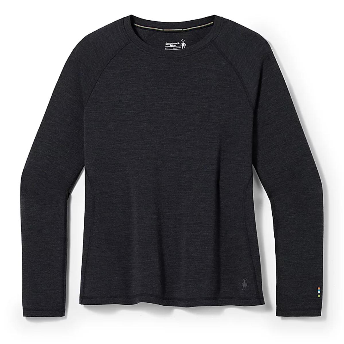 Smartwool - Classic Thermal Merino Base Layer Crew - Women's Plus - Twilight Blue Heather