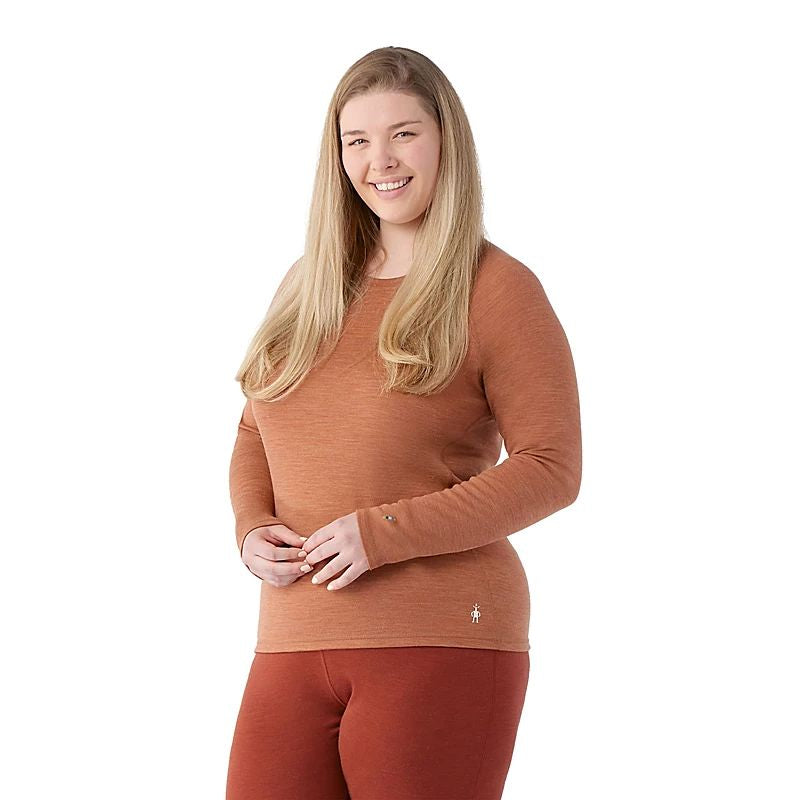 Smartwool - Classic Thermal Merino Base Layer Crew - Women's Plus - Twilight Blue Heather