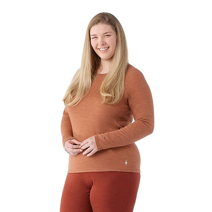 Smartwool - Classic Thermal Merino Base Layer Crew - Women's Plus - Twilight Blue Heather