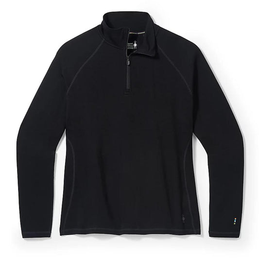 Smartwool - Classic Thermal Merino Base Layer 1/4 Zip - Women's Plus - Black