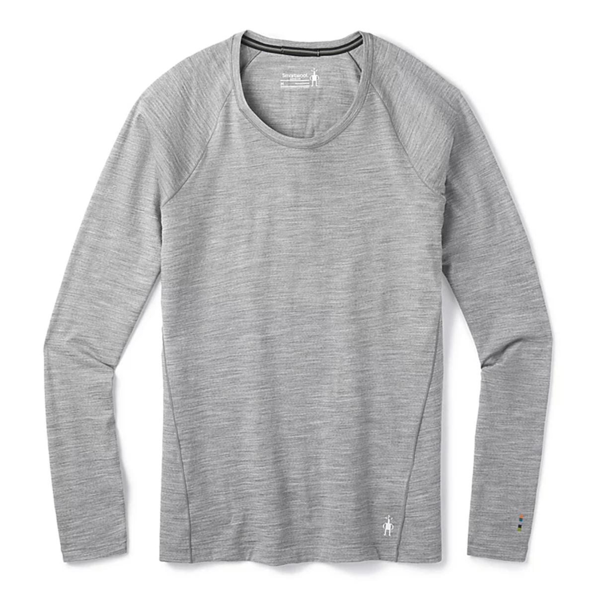 Smartwool - Classic All-Season Merino Base Layer Long Sleeve - Women's - Light Gray Heather