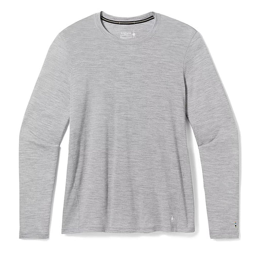 Smartwool - Classic All-Season Merino Base Layer Long Sleeve - Women's Plus - Light Gray Heather