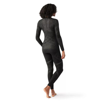 Smartwool - Intraknit Thermal Merino Base Layer Crew - Women's - Black / White