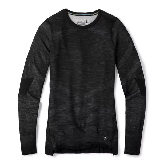 Smartwool - Intraknit Thermal Merino Base Layer Crew - Women's - Black / White