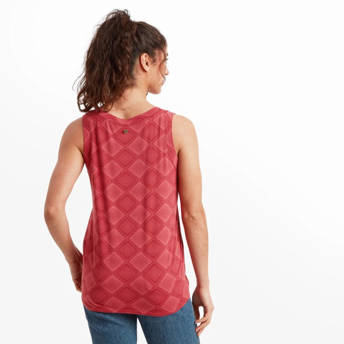 Sherpa - Neha V-Neck Tank - Rosie Sublime