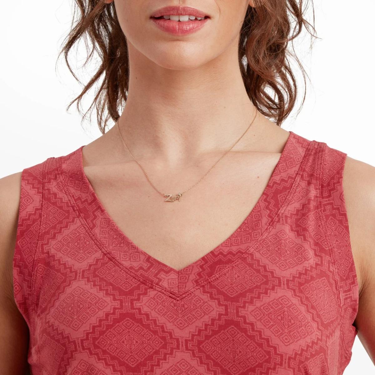 Sherpa - Neha V-Neck Tank - Rosie Sublime