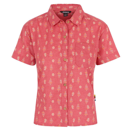 Sherpa - Jaya Camp Shirt - Celery Indi Blossom