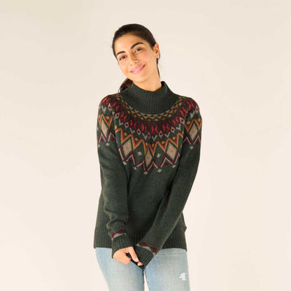 Sherpa - Indu Eco Mock Neck - Women's - Forest