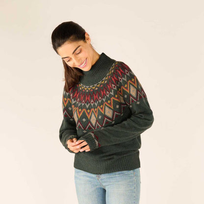 Sherpa - Indu Eco Mock Neck - Women's - Forest