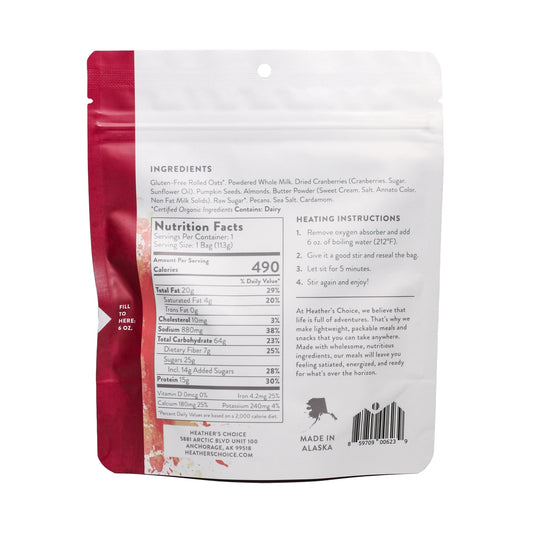 Heathers Choice - Swiss Muesli with Milk Breakfast - Swiss Muesli