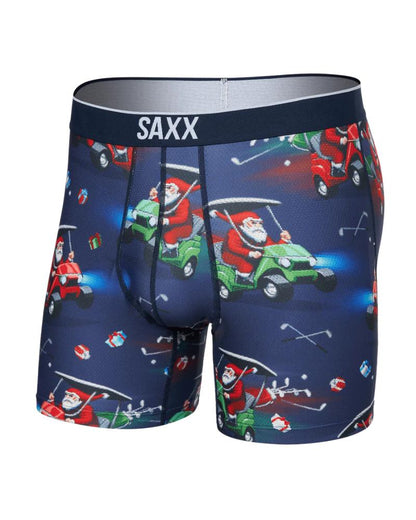 SAXX - Volt Breathable Mesh Boxer Brief - Open Sleigh-Navy