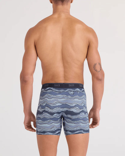 Saxx - Quest Quick-Dry Mesh Boxer Brief Fly - Lazy River Multi