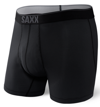 SAXX - Quest Quick Dry Mesh Boxer Brief Fly - Black Ii
