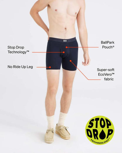 SAXX - Vibe Xtra Boxer Brief Fly - Pickleball Legends-Aqua