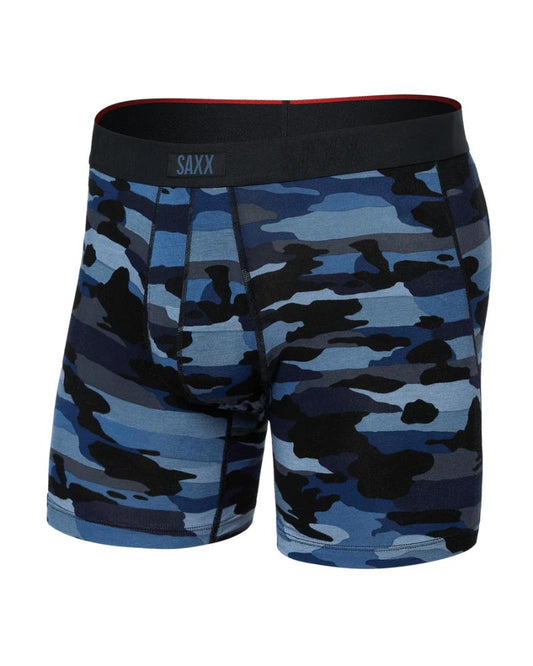 SAXX - Vibe Xtra Boxer Brief Fly - Cloudbank Camo-Navy