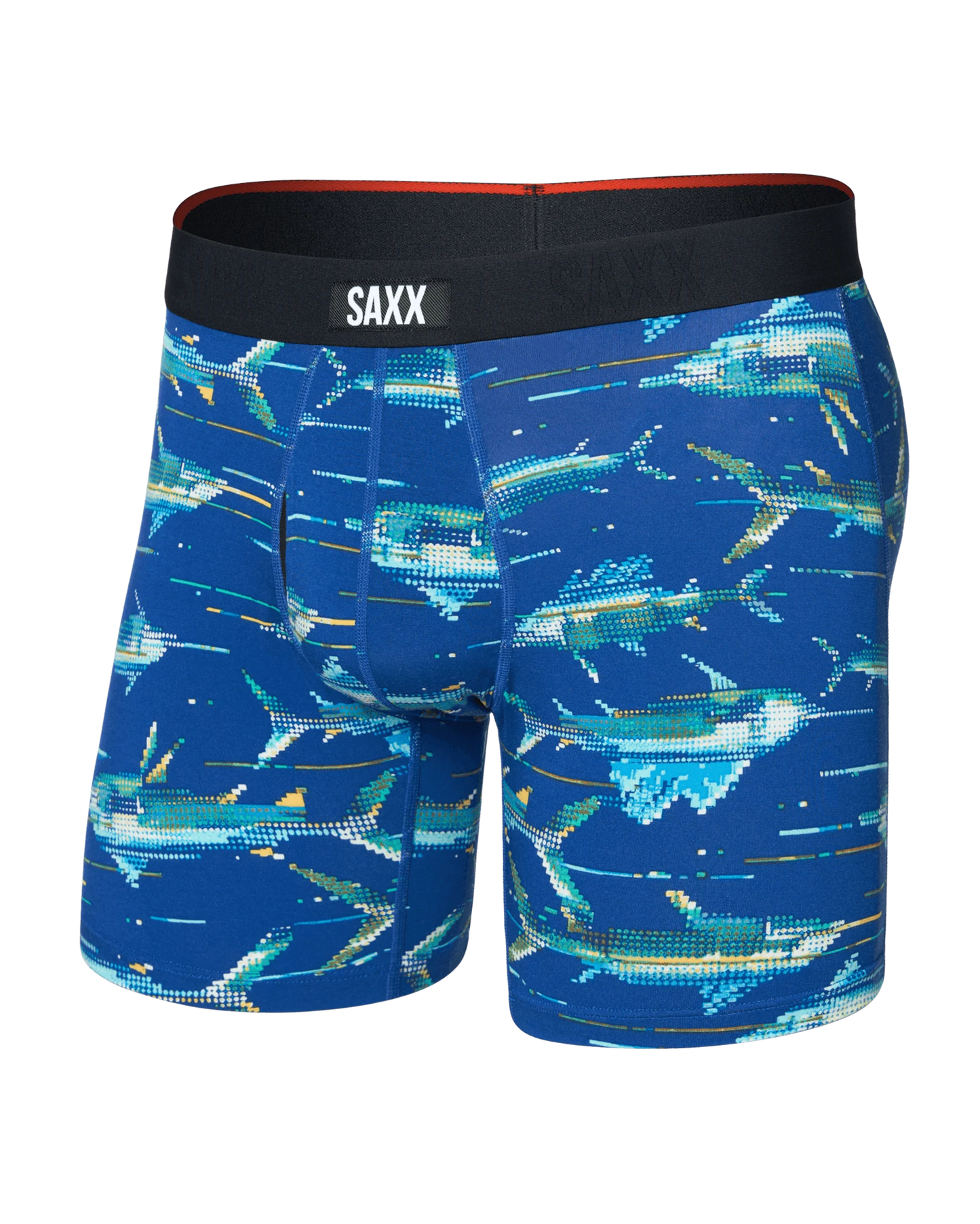 SAXX - Vibe Xtra Boxer Brief Fly - Digi Fish Sapphire