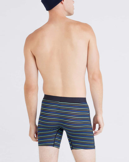 SAXX - Vibe Xtra Boxer Brief Fly - Gent'S Stripe Sport Blue