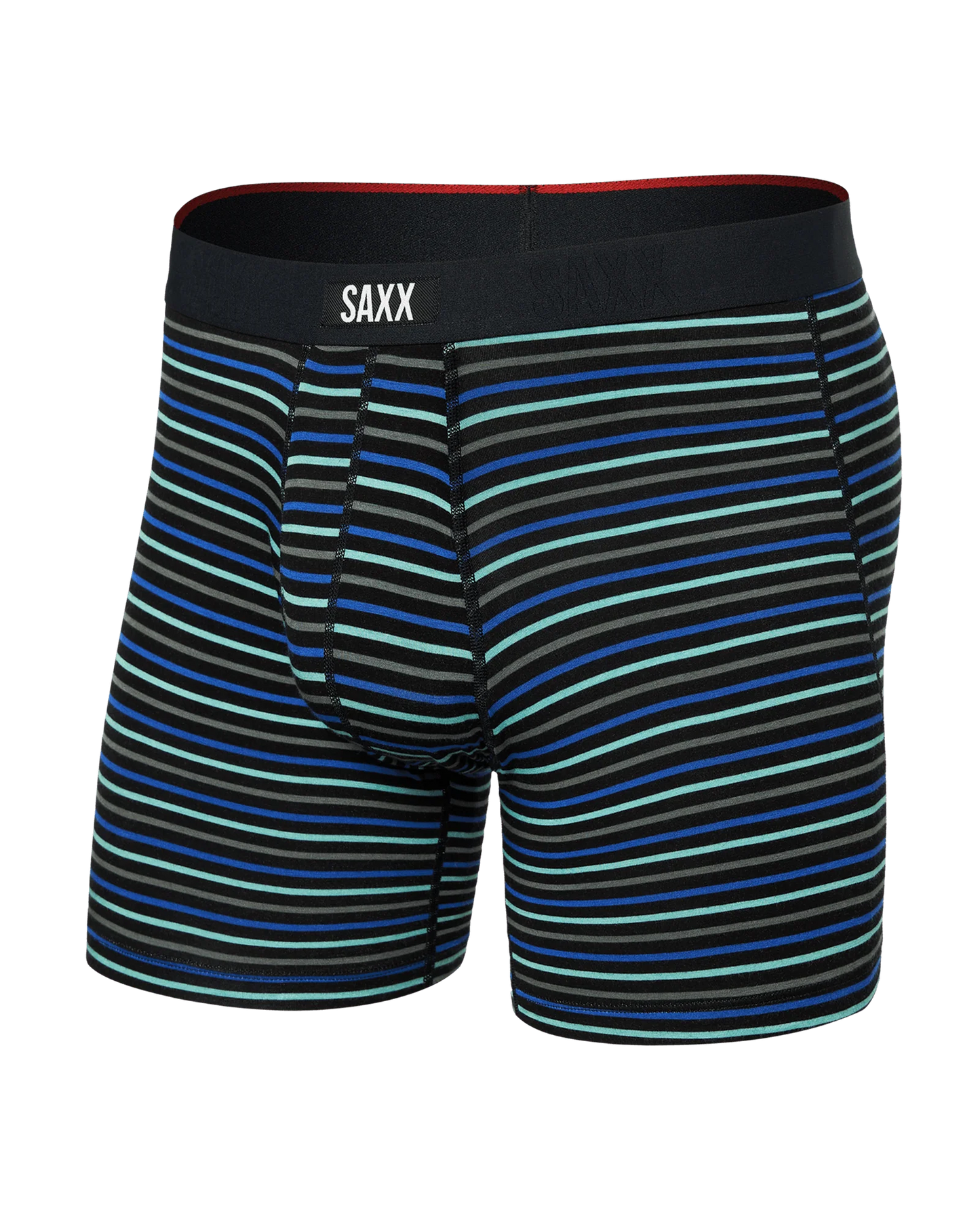 SAXX - Vibe Xtra Boxer Brief Fly - Gent'S Stripe Sport Blue