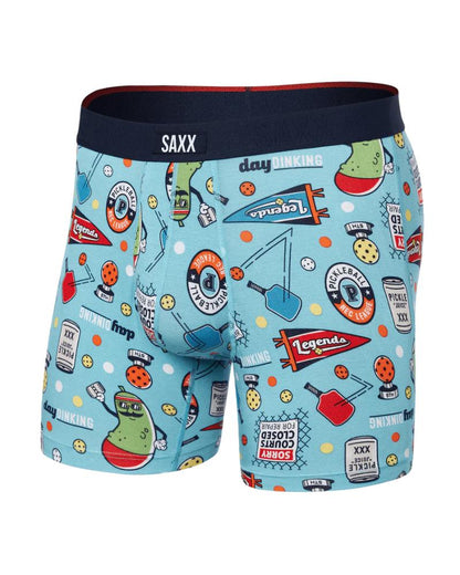 SAXX - Vibe Xtra Boxer Brief Fly - Astro Blue Heather
