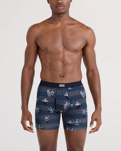 SAXX - Vibe Xtra Boxer Brief Fly - Shark Bite Navy