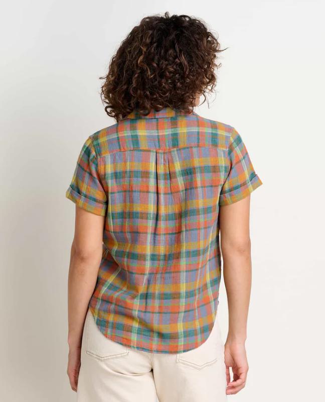 Toad and Co - Camp Cove Short Sleeve Shirt - Umber Plaid